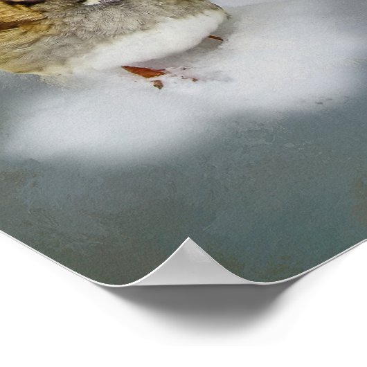 Weißwurzelammer Poster (Ecke)