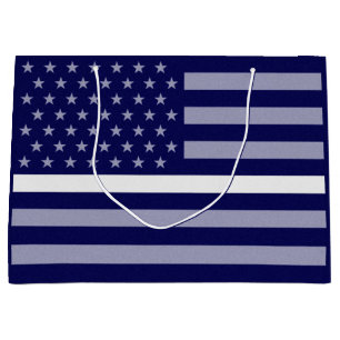 Weißzeilenflagge Große Geschenktüte