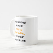 Weißzinfandel drinker, eifrig kaffeetasse (Vorderseite Links)