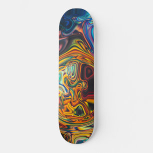 Weit auseinander veränderter Staat  Skateboard