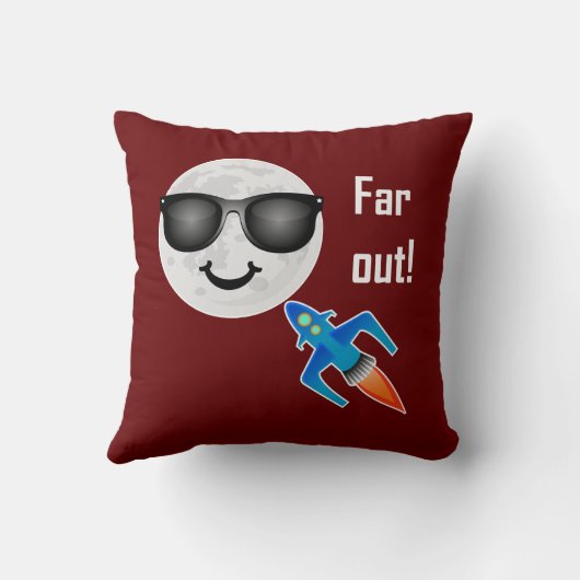 Weit aussehend - Kissen 16 Zoll x 16 Zoll (Rückseite)