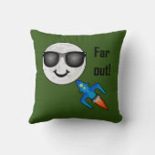 Weit aussehend - Kissen 16 Zoll x 16 Zoll (Rückseite)