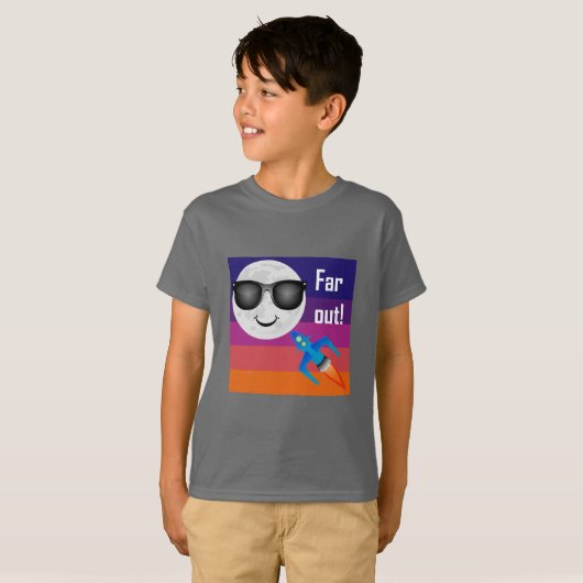 Weit aussehendes Design - Kids-T - Shirt (Vorne ganz)