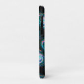 Weit entfernt grüne Spiralgalaxien im Weltraum Case-Mate iPhone Hülle (Hinten/Links)