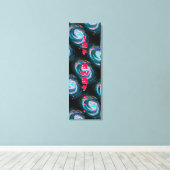 Weit entfernt grüne Spiralgalaxien im Weltraum Leinwanddruck (Insitu (Holzboden))