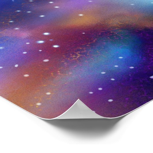 Weit entfernt im Weltraum Poster (Ecke)