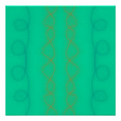 Weit gehende vertikale Linien auf grünem Hintergru Poster (Vorderseite)