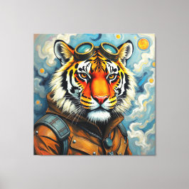 WEIT IN DIE SCHWANKUNGEN UND ÜBER 7 LEINWANDDRUCK