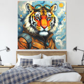 WEIT IN DIE SCHWANKUNGEN UND ÜBER 7 LEINWANDDRUCK (Insitu (Schlafzimmer))