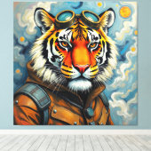 WEIT IN DIE SCHWANKUNGEN UND ÜBER 7 LEINWANDDRUCK (Insitu (Holzboden))