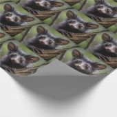 "Weit Mit Augen Auge in einem Baum" Geschenkpapier (Ecke)