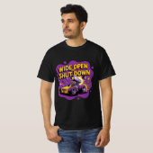Weit offen oder stillgelegt lustiges Drag-Racing-A T-Shirt (Vorne ganz)