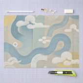 Weit östliches Design Seidenpapier (Handwerk)