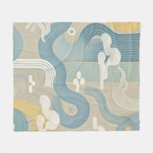 Weit östliches Duvet Design Fleecedecke (Vorderseite (Horizontal))