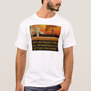 Weit über HELLFARBIGEM T - Shirt Afrikas