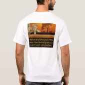Weit über HELLFARBIGEM T - Shirt Afrikas (Rückseite)