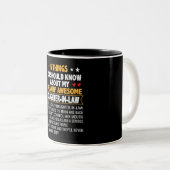 Weit und Mutter im Recht von der Tochter im Recht Zweifarbige Tasse (VorderseiteRechts)