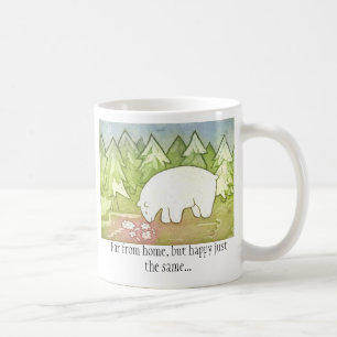 Weit von Seite des Zuhause 1 Kaffeetasse