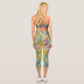Weit Weg  Capri Leggings (Rückseite)