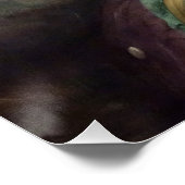 Weit weg Gedanken glänzendes Poster (Ecke)