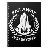 Weit weg und jenseits - Space Shuttle Notizblock (Vorderseite)