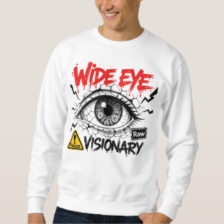 Weitblick Visionäre Raw Streetwear Grafik Sweatshirt