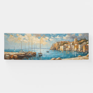 Weite Seascape Mittelmeer ruhige Küste Retreat Banner