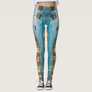 Weite Seascape Mittelmeer ruhige Küste Retreat Leggings