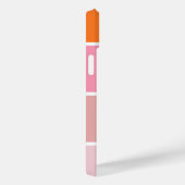 Weite Streifen mit Monogramm Case-Mate iPhone Hülle (Rückseite / Rechts)