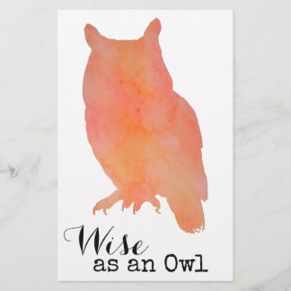 Weite wie ein Watercolor-Wald Briefpapier