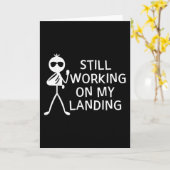 weiter an meiner Landung mit gebrochenem Arm arbei Karte (Gelbe Blume)