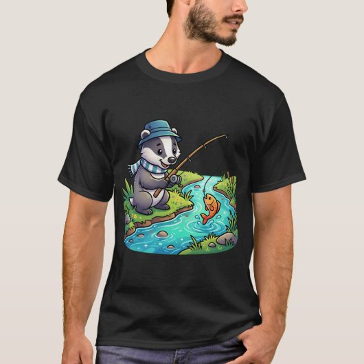 Weiter angeln T-Shirt (Vorderseite)