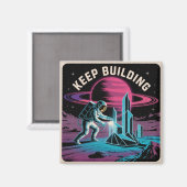 Weiter aufbauen magnet (Vorderseite/Rückseite)
