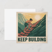 Weiter aufbauen save the date (Vorne/Hinten)