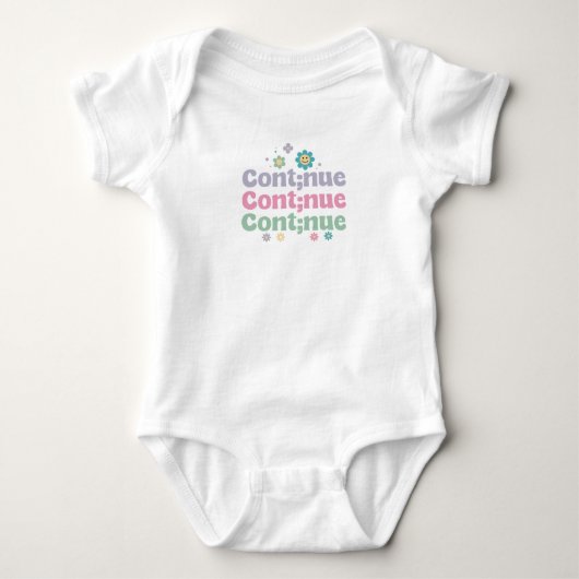 Weiter Baby Strampler (Vorderseite)