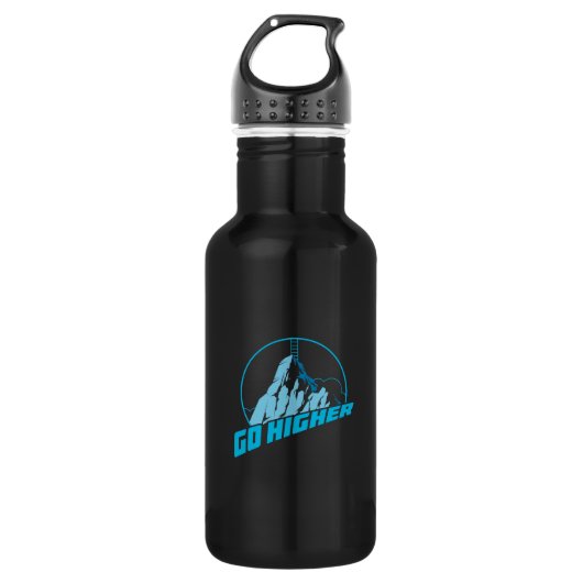 Weiter Edelstahlflasche (Vorderseite)