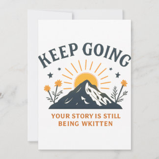 Weiter geht's Bergsonne Inspirierend Motivierend Einladung