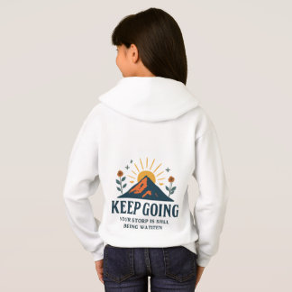 Weiter geht's Bergsonne Inspirierend Motivierend Hoodie