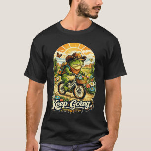 Weiter geht's Cowboy Frosch Wüste T-Shirt