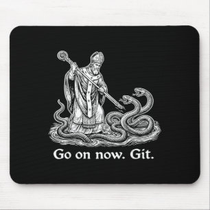 Weiter gehts lustig zum St. Patrick's Day irisch Mousepad