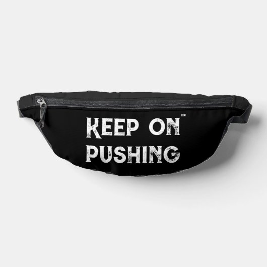 Weiter geht's Minimalistische Motivation Bauchtasche (Ablage )