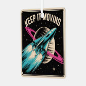 Weiter geht's ornament aus metall (Vorderseite links)