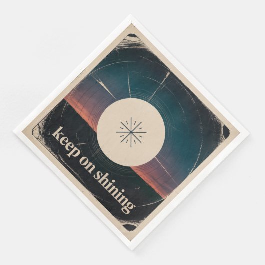 Weiter glänzen serviette (Ecke)