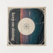 Weiter Glänzen Wandteppich (Vorderseite (Horizontal))