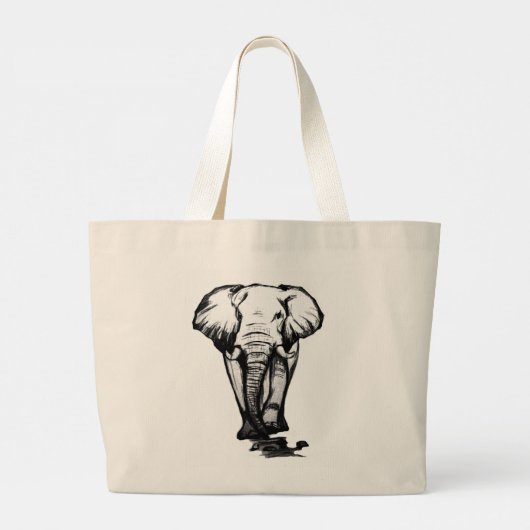 Weiter Jumbo Stoffbeutel (Rückseite)