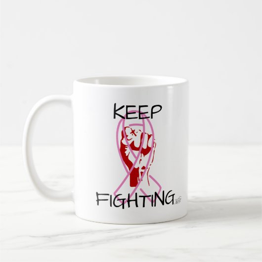 Weiter kämpfen kaffeetasse (Links)