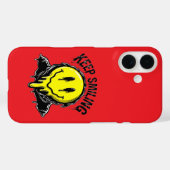 Weiter lächeln Case-Mate iPhone hülle (Rückseite (Horizontal))