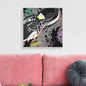 Weiter laufen leinwanddruck (Insitu (Wohnzimmer))