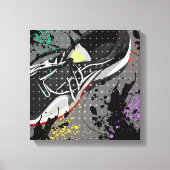 Weiter laufen leinwanddruck (Vorderseite)