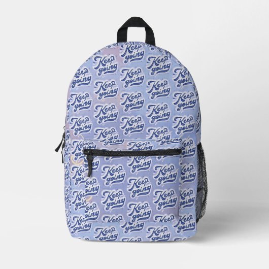 Weiter Machen Bedruckter Rucksack (Vorderseite)